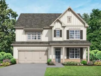New construction Single-Family house 5587 Spring St, Flowery Branch, GA 30542 The Birch- photo 0