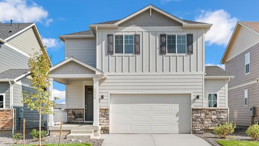 New construction Single-Family house 11631 Reagan Ridge Dr, Colorado Springs, CO 80925 plan Pine - image