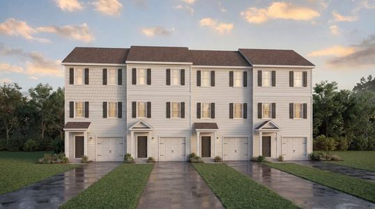 New construction Townhouse house 120 Old Carriage Rd, Clover, SC 29710 plan Darlow TH - image