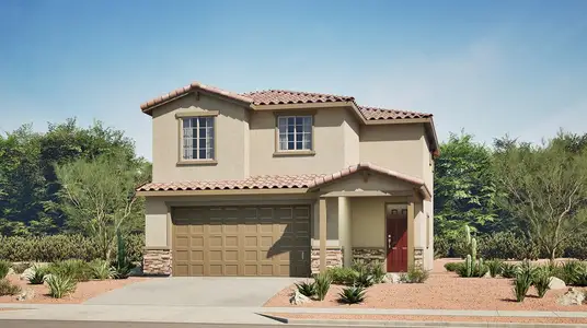 New construction Single-Family house 13044 E Black Stilt Dr, Tucson, AZ 85747 plan Clark - image