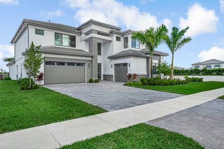 New construction Single-Family house 13531 Nesting Pines Wy, Palm Beach Gardens, FL 33412 plan Olympus - image