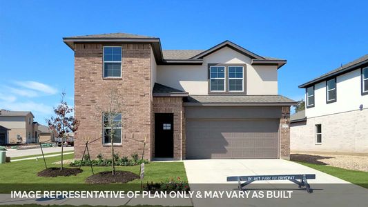 New construction Single-Family house 1816 Dandy Brush Dr, Leander, TX 78641 plan The Mitchell - image