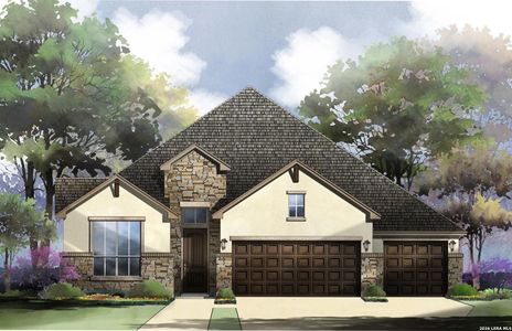 New construction Single-Family house 321 Dulce Vis, Boerne, TX 78006 plan Franklyn - image