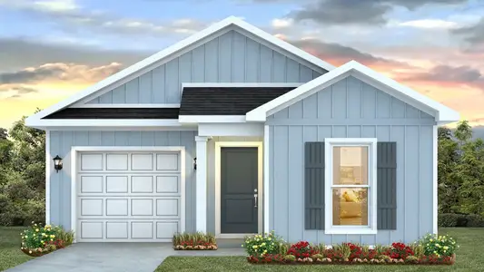 New construction Single-Family house 344 Robinson Bluff Rd, Panama City Beach, FL 32407 plan Delilah - image