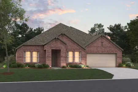 New construction Single-Family house 1045 Auburn Dr, Justin, TX 76247 plan Sheldon - 50' Smart Series - image