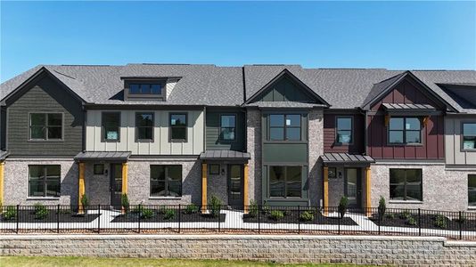 New construction Townhouse house 275 Barracks Wy, Unit 879, Hoschton, GA 30548 plan Evergreen - image