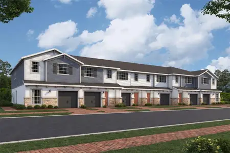 New construction Townhouse house 4136 Campsite Lp, Orlando, FL 32824 plan Santa Rosa - image