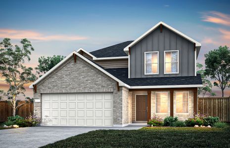 New construction Single-Family house 827 Rubber Tree Wy, Buda, TX 78610 plan Mesilla - image