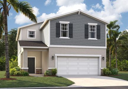 New construction Single-Family house 4156 Lavender Ct, Lake Hamilton, FL 33851 plan The Jensen - image