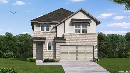 New construction Single-Family house 12555 Sylvanite, San Antonio, TX 78254 plan Bloomburg - image