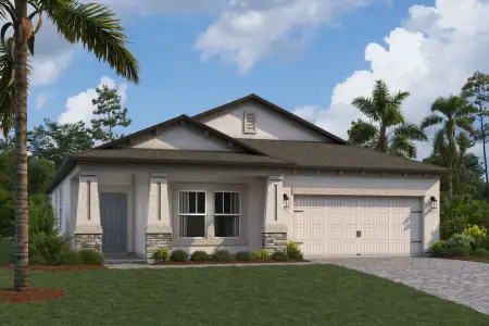 New construction Single-Family house 8916 Runaway Breeze Dr, Land O' Lakes, FL 34637 plan Newport II - image