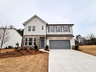 New construction Single-Family house 7293 Eton Ln, Locust Grove, GA 30248 Surrey Homeplan- photo 0