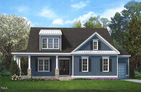 New construction Single-Family house 5124 Grist Stone Way, Zebulon, NC 27597 - photo 0