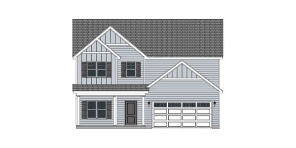 New construction Single-Family house 2328 Rhinestone Dr, Winterville, NC 28590 plan Dunley - image