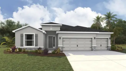 New construction Single-Family house 10444 Woodland Garden Wy, Parrish, FL 34219 plan Hawthorne - image