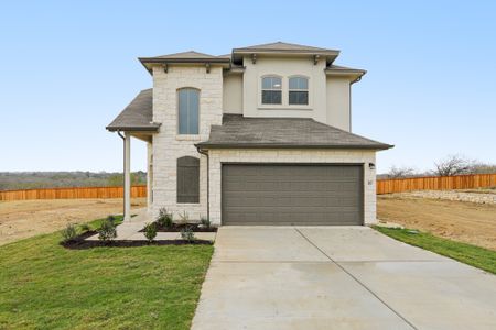 New construction Single-Family house 367 Elephant Island Lp, Kyle, TX 78640 plan Lamar - 2 Car - image