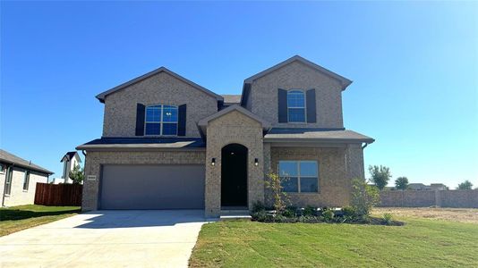 New construction Single-Family house 16004 Bronte Lane, Fort Worth, TX 76247 GLENWOOD- photo 0