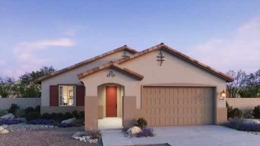 New construction Single-Family house 15167 W Gray Fox Tr, Surprise, AZ 85387 Plan 4002- photo 0
