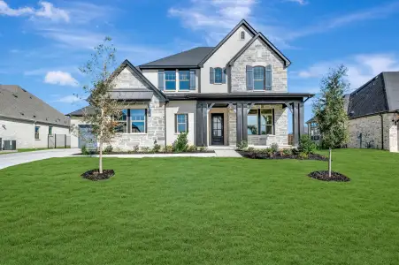 New construction Single-Family house 2312 Northshore Trl, Lakewood Village, TX 75068 plan The Ranchwood - image
