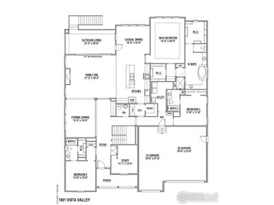 New construction Single-Family house 1801 Vista Valley Dr, Windsor, CO 80550 plan C655 - image