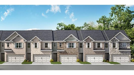 New construction Townhouse house 2212 Blue Monarch Drive, Buford, GA 30519 STRATFORD 24' TOWNHOME- photo 0