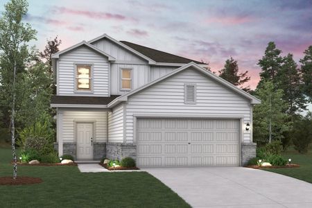 New construction Single-Family house 112 Hornet St, Elgin, TX 78621 plan Hampton - image