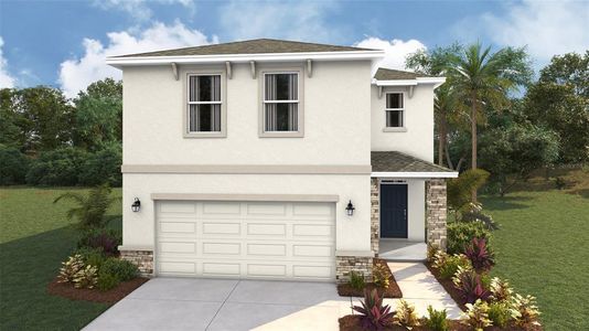 New construction Single-Family house 3447 Hilltop Cir, Bradenton, FL 34211 Elston- photo 0