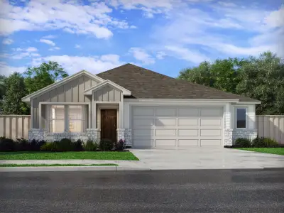 New construction Single-Family house 101 Limestone Creek Wy, Kyle, TX 78640 plan The Callaghan (830) - image