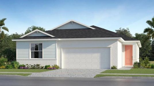 New construction Single-Family house 3479 Cedar Grove Dr, Fort Pierce, FL 34946 plan Harrisburg - image