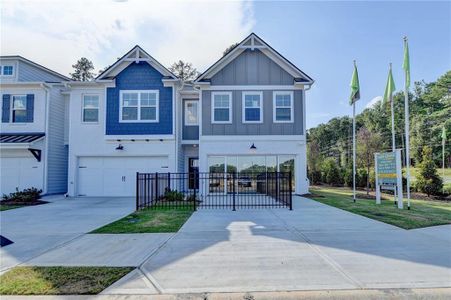 New construction Townhouse house 1613 Aiden Way, Conyers, GA 30013 Redland- photo 0