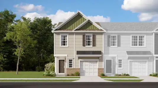 New construction Multi-Family house 107 Holly Oak Ct, Fountain Inn, SC 29644 plan Teton - image