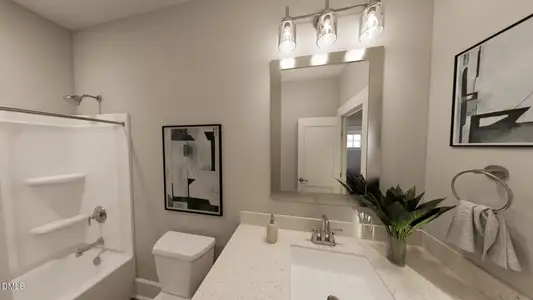 New construction Townhouse house 3016 White Rail Dr, Fuquay Varina, NC 27526 plan Atlas End Unit - image