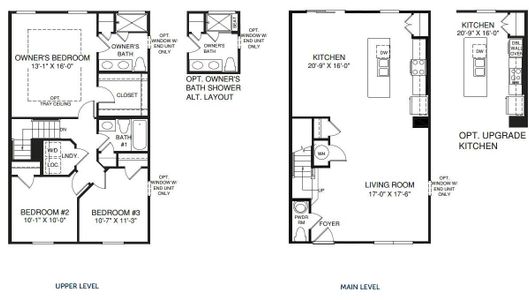 Mendelssohn S - 2 story floorplan