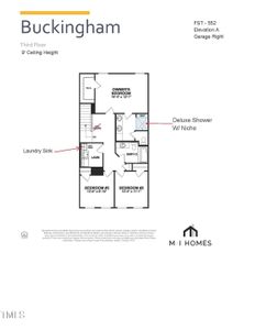 New construction Townhouse house 2335 Bay Minette Sta, Apex, NC 27502 Buckingham - Front Entry Townhomes- photo 3 3