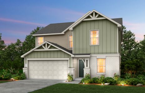 New construction Single-Family house 312 Daniels Dusty Trl, Georgetown, TX 78626 plan Sandalwood - image