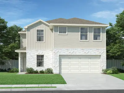 New construction Single-Family house 145 Honey Bee Rd, Jarrell, TX 76537 The Channing (850)- photo 0
