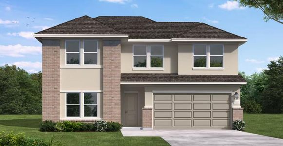 New construction Single-Family house 172 Wind Hl, Jarrell, TX 76537 plan Howard - image