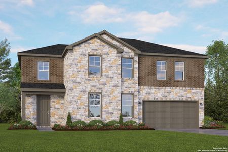 New construction Single-Family house 187 Mason Lane, Castroville, TX 78009 The Jennings H- photo 0