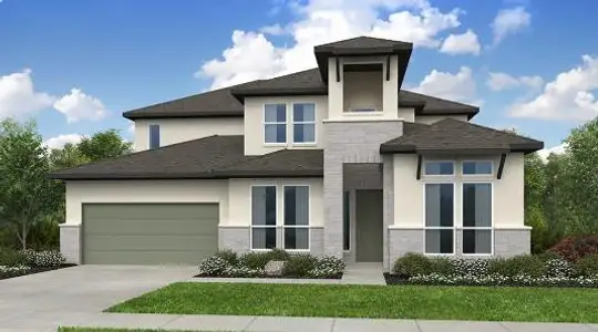 New construction Single-Family house 5233 Brunelli Pass, Leander, TX 78641 plan Rainey - image