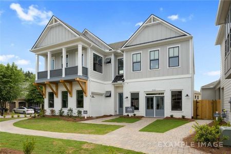 New construction Single-Family house 320 Gray Shingle Ln, Woodstock, GA 30189 The Seaside A- photo 6 6