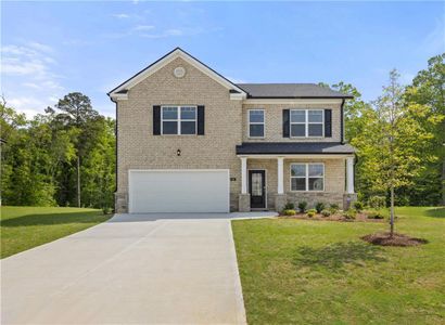 New construction Single-Family house 419 Blue Juniper Circle, Loganville, GA 30052 Wilmington- photo 0