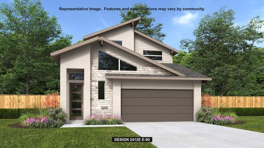 New construction Single-Family house 7003 Stitzel Weller Dr, Austin, TX 78744 plan 2412E - image