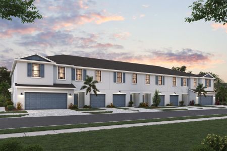 New construction Townhouse house 5421 Tripoli Dr, Palmetto, FL 34221 Alexander - Townhomes- photo 0