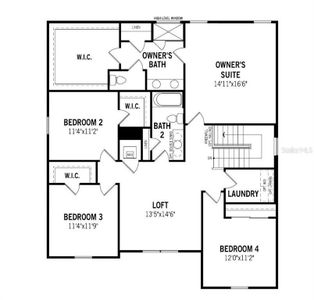 Shenandoah Floorplan - Second Floor