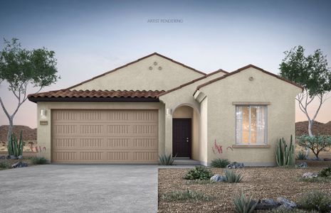 New construction Single-Family house 42970 Pablo Dr, Maricopa, AZ 85138 plan Lavender - image