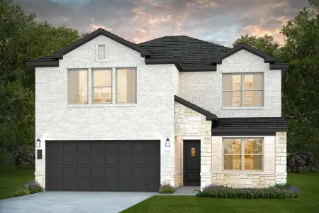 New construction Single-Family house 149 Adlai Ave, Georgetown, TX 78633 plan Enloe - image