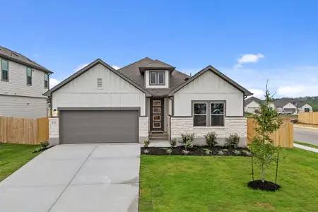 New construction Single-Family house 235 Red Tail Hawk Ln, Cedar Creek, TX 78612 plan Young - image
