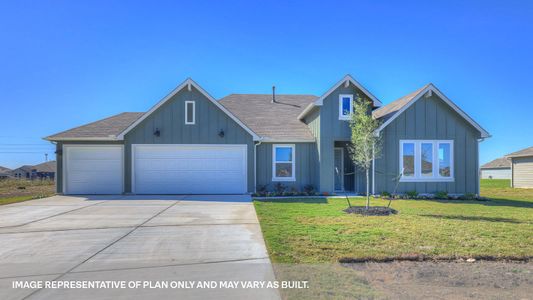 New construction Single-Family house 161 Zane Saddle Rd, Lockhart, TX 78644 plan The Frisco - image