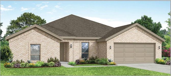 New construction Single-Family house 2641 River Bank Dr, Burleson, TX 76028 plan Hampton II - image