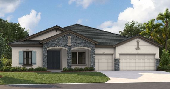 New construction Single-Family house 13726 Heartwood Wy, Parrish, FL 34219 plan Cedar Key I - image